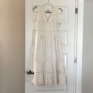 Greylin, white, TLength sundress, size small
